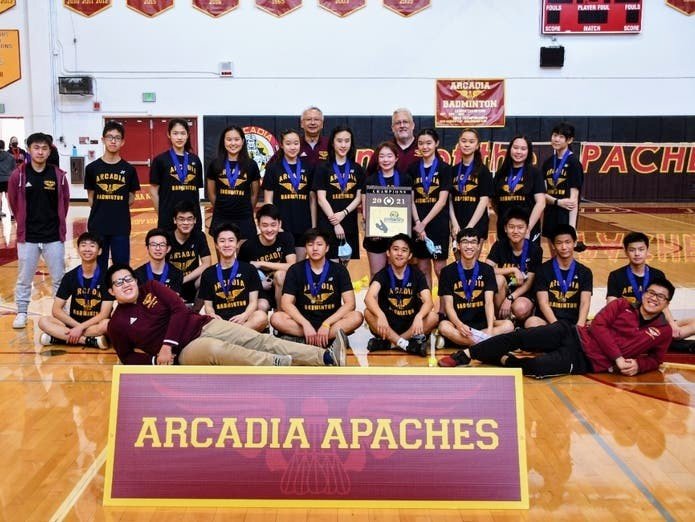 Arcadia High's Badminton Team Captures CIF Championship