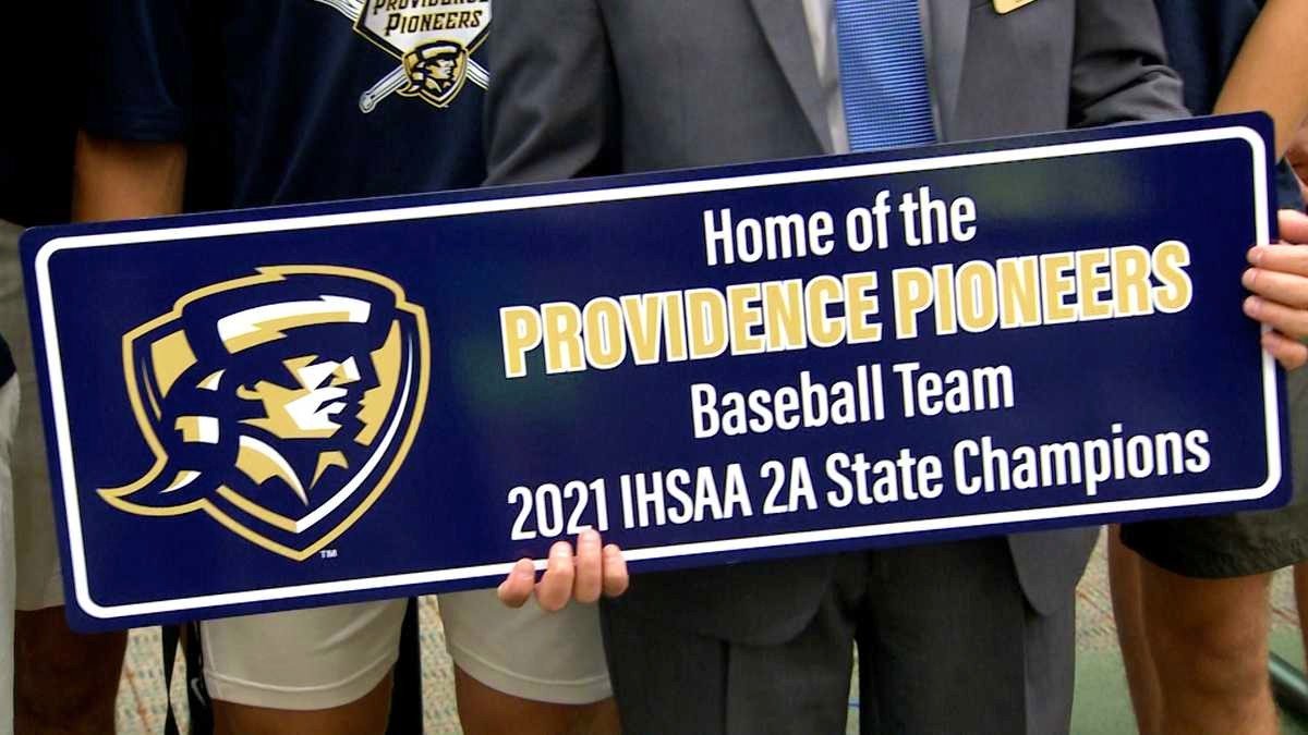 Town of Clarksville honors 2021 Providence baseball state championship team